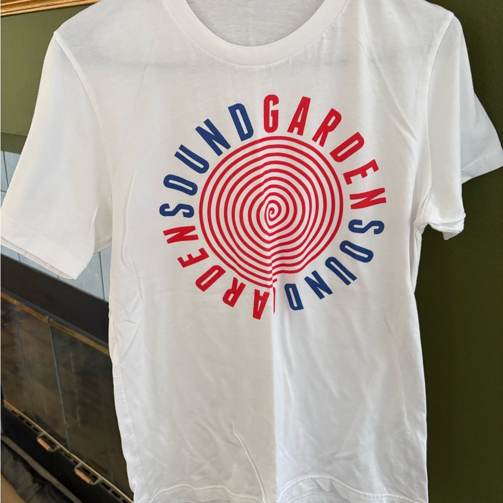 White Soundgarden Graphic T-Shirt